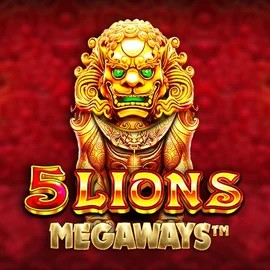 Slots logo of 5 Lions Megaways from Pragmatic Play at Malina Casino