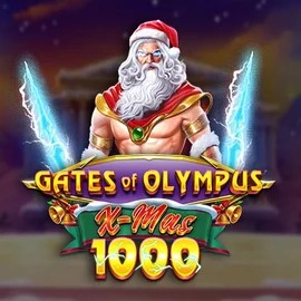 Gates of Olympus Xmas 1000 online game logo by Pragmatic Play on malinakazino.eu