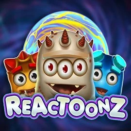 Reactoonz game by Play’n GO – logo hosted on Malina Casino