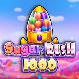 Sugar Rush 1000 slot logo by Pragmatic Play at Malina Casino